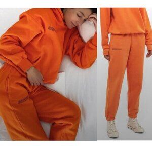 Pangaia Sweatpants Joggers in Orange
